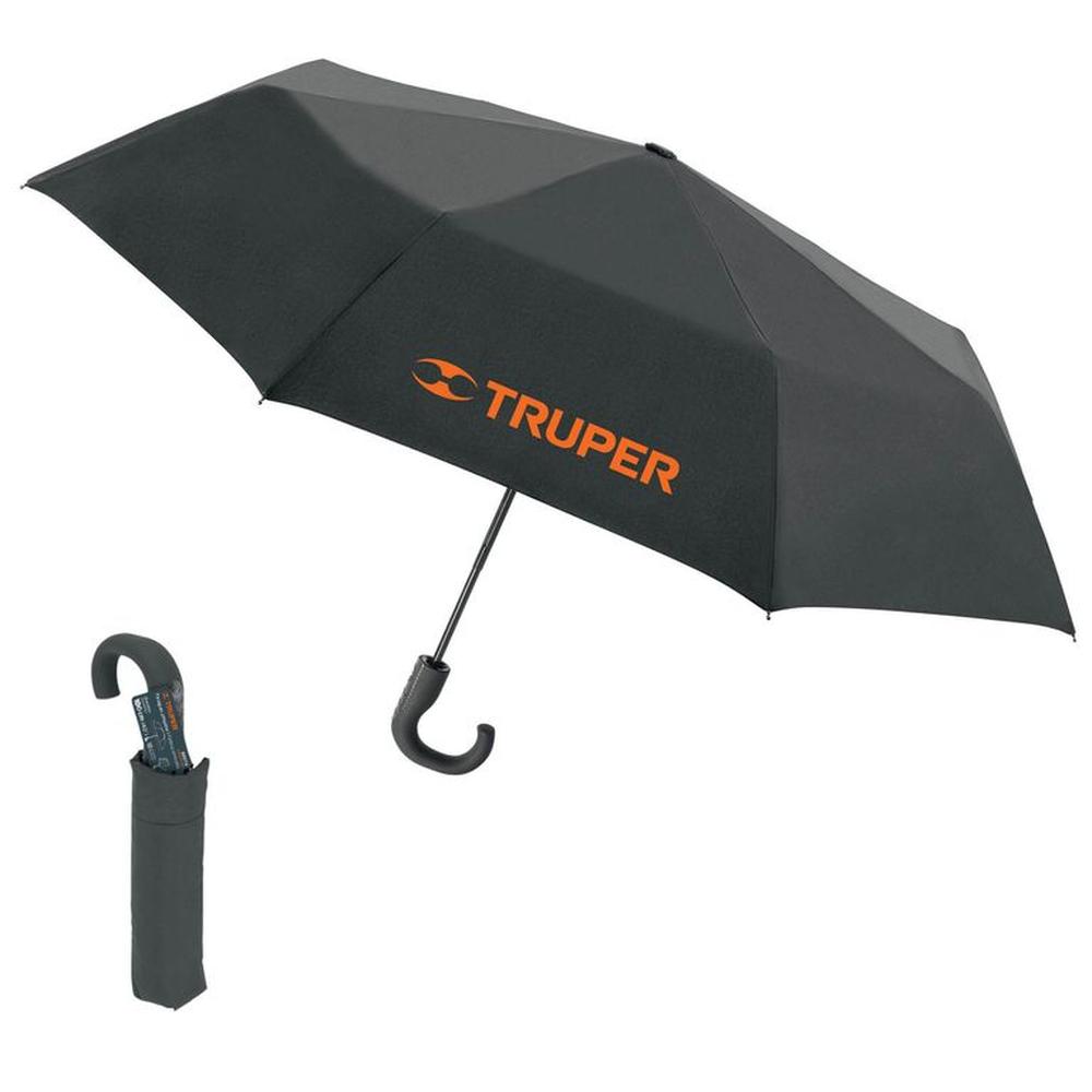Paraguas compacto retráctil  sombrilla de 100 cm, Truper