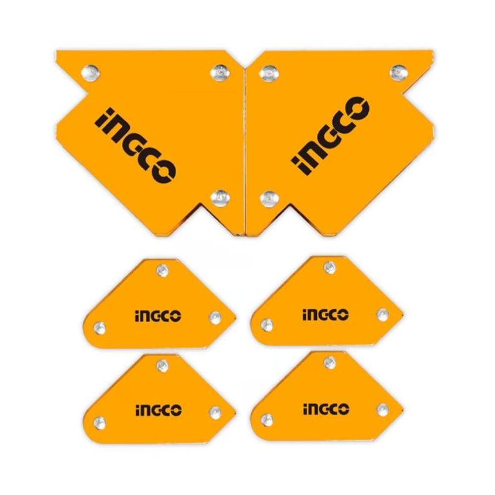 Juego de escuadras magnéticas mixtas para soldar 6 PCS Ingco
