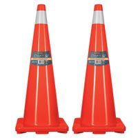 Cono reflectivo de seguridad precaución de 90 cm 2 unidades