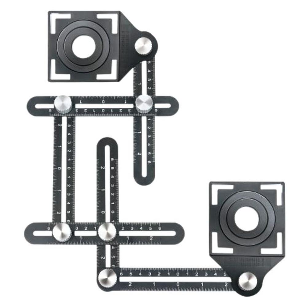 ESCUADRA POSICIONADOR PARA ENCHAPAR CERAMICO REGLA GUIA PARA AGUJERO