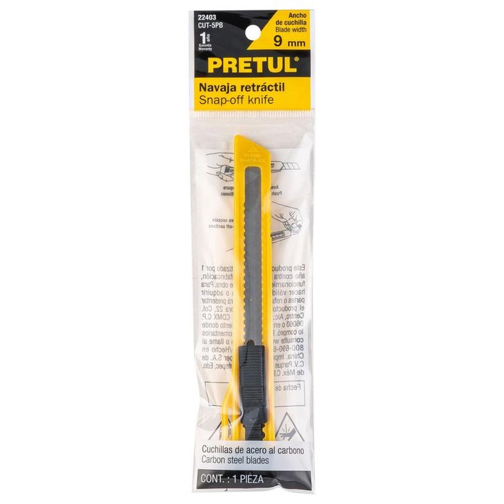 Cutter delgado de precision 9 mm, Pretul Truper | Promart.pe - Promart