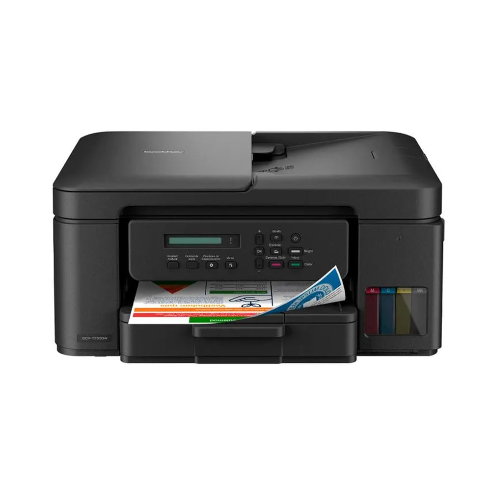 Impresora Multifuncional Brother DCP-T730DW Inyección de Tinta Conexión Wi-Fi Compacta y Eficien