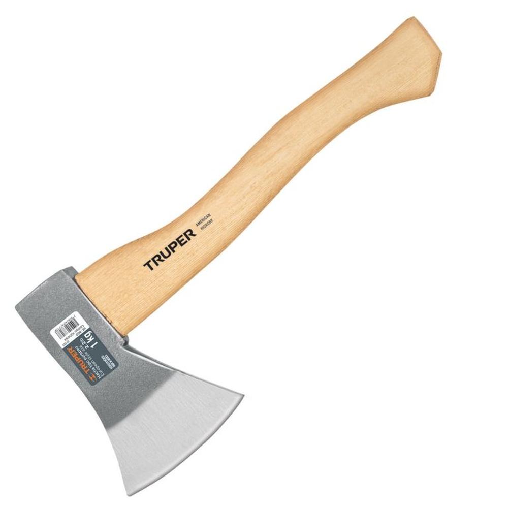 Hacha de acero con mango de madera ergonómico 15 pulgadas Truper