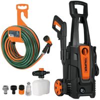 Combo Hidrolavadora 1800 PSI manguera de 10m pistola de riego Truper