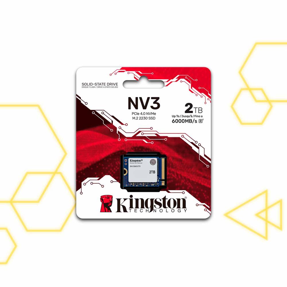 Disco Sólido Kingston NV3 2TB SSD M.2 2230 NVMe PCIe 4.0
