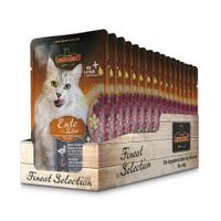 Leonardo para Gatos Adultos Pato y Queso Sobre 85gr x 16und