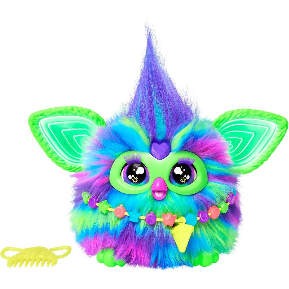 Furby Galaxy Edition Interactivo con 15 Accesorios | Galaxy
