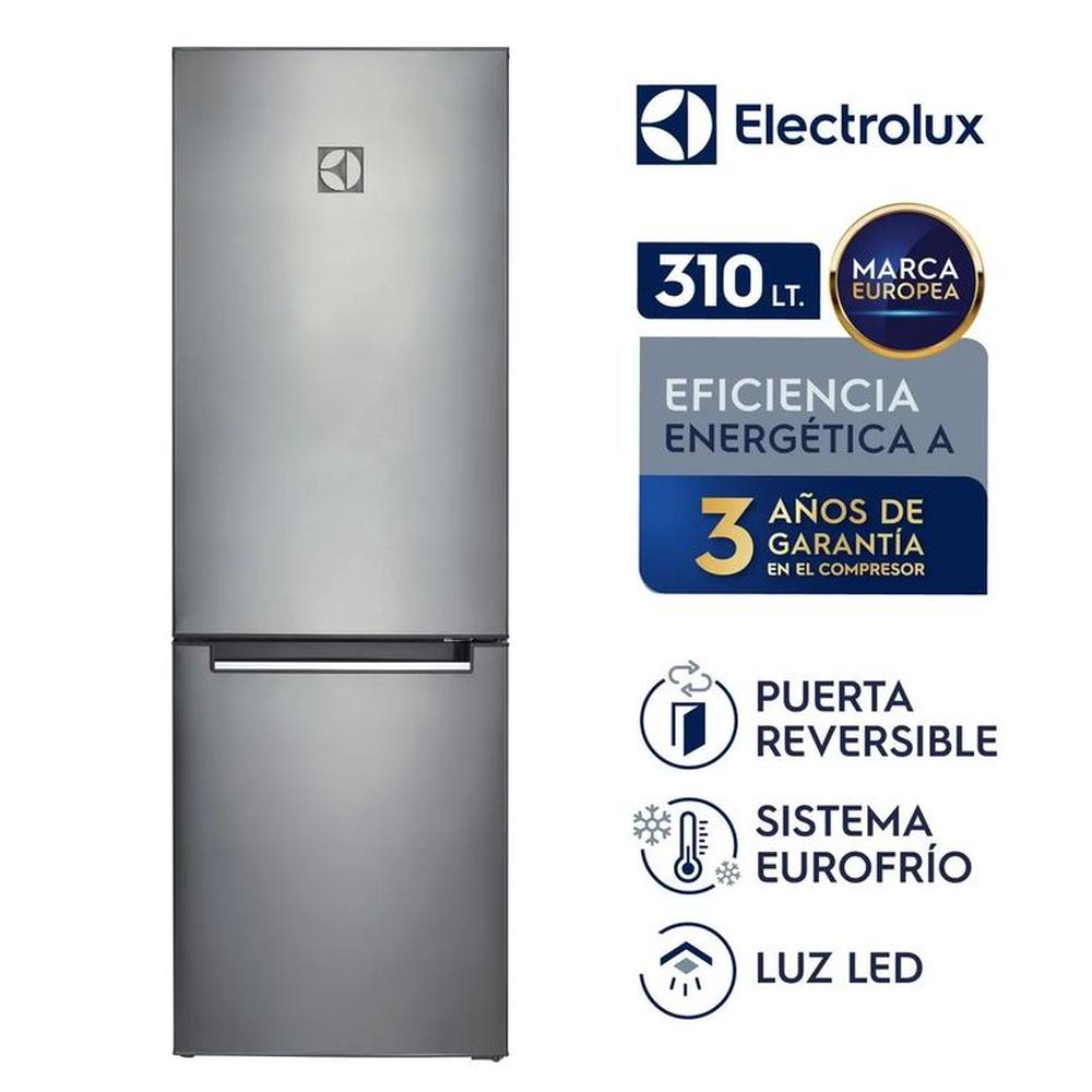 Refrigeradora Bottom Freezer 310 Litros Gris Electrolux ERT32G2KSQS