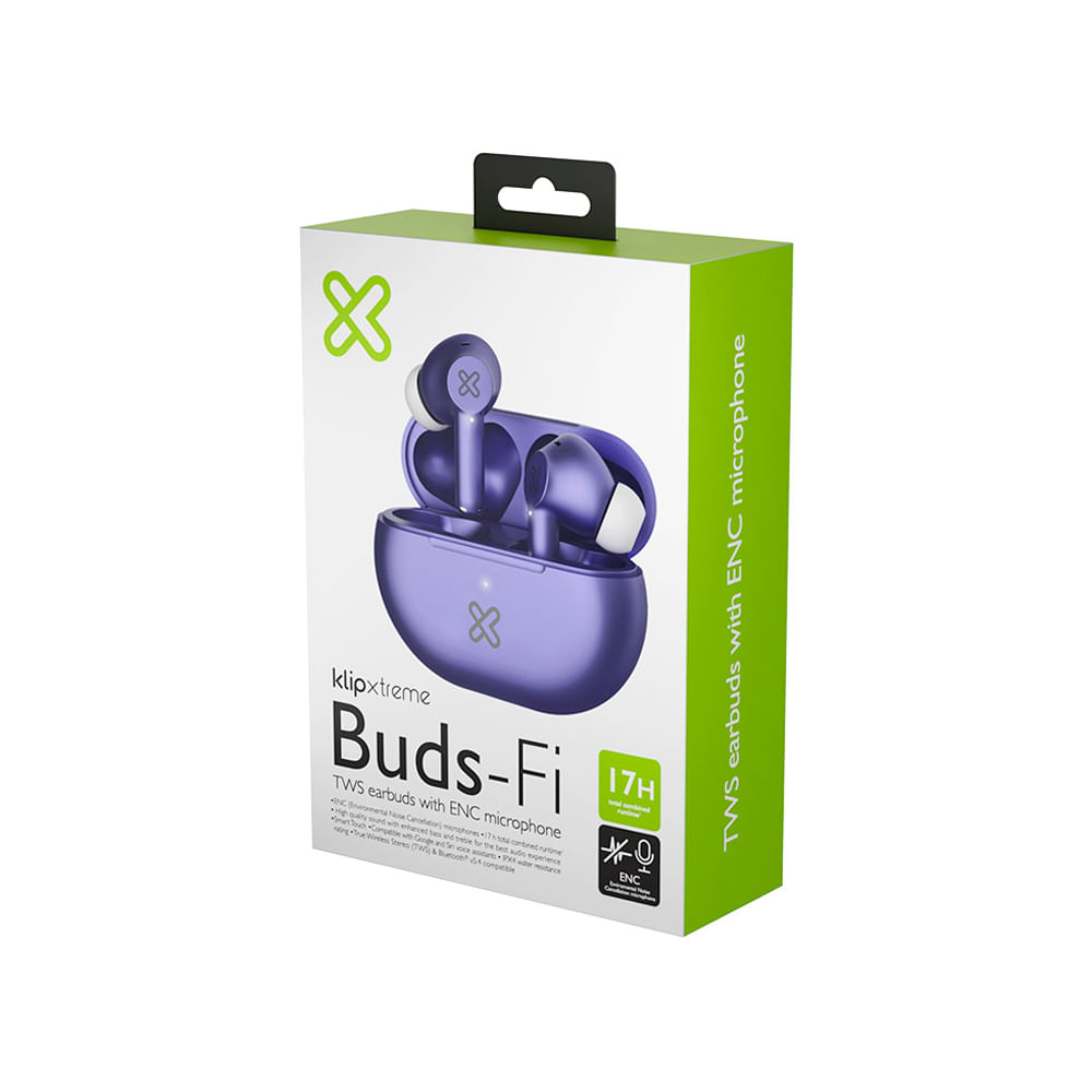 Auriculares inalámbricos Klip Xtreme True Wireless para iPhone Tablet y dispositivos portátiles