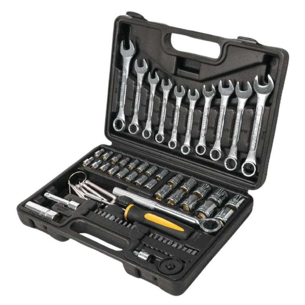 Juego de 70 herramientas 1/4" y 3/8" para mecánico, con maleta Pretul