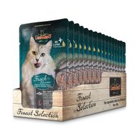 Leonardo para Gatos Adultos Pescado y Camarones 85gr x 16und