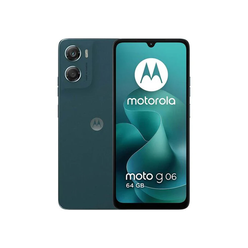 Motorola G06 - Smartphone Android 64 GB Azul - Pantalla Táctil Potente y Elegante