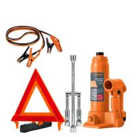 kit Gata 2Ton +Llave de ruedas 14 +Accesorios automotriz