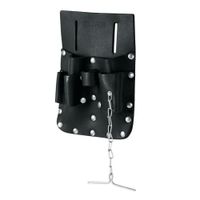 Porta herramientas 7 compartimentos de cuero Truper