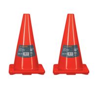Cono de seguridad precaución de 45 cm, 2 unidades, Truper