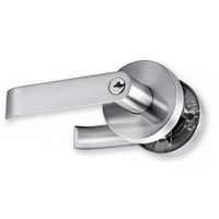 Chapa cerradura de manija DORMITORIO Allegra Acero Inox CANTOL