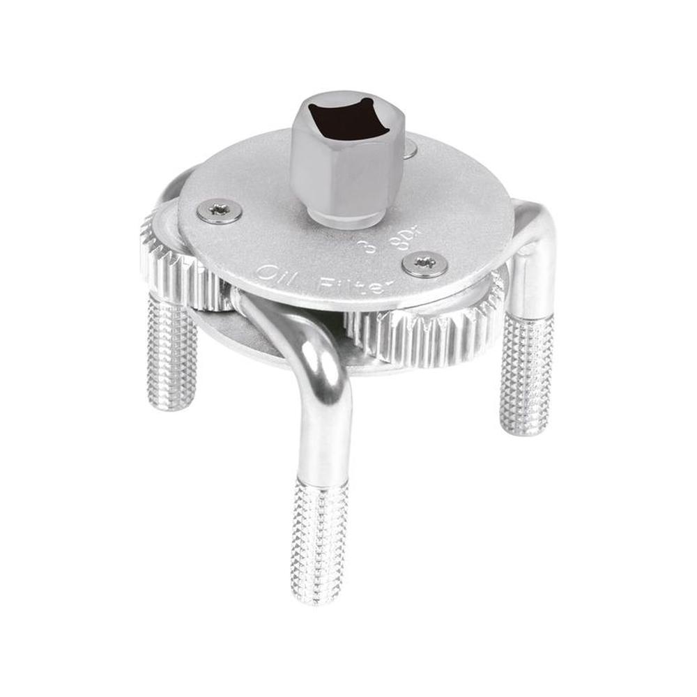 Llave de 3 puntos 3"-4-1/2" para filtro de aceite, truper