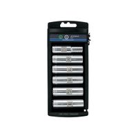 Juego 6 dados largos cuadro 1/2"" mm, Truper