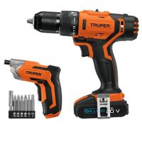 Taladro percutor 20V + Destornillador profesional Truper