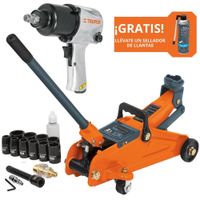Combo Gata lagarto 2ton taladro neumático llave de impacto
