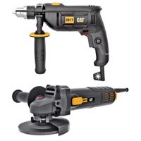 TALADRO PERCUTOR IMPAC DRILL 750W  AMOLADORA ANGULAR 750W  COMBO  CAT