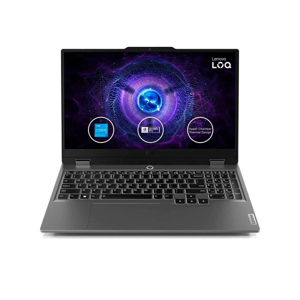Notebook Lenovo LOQ 15.6 FHD IPS AMD Ryzen 7 7435HS 12GB RAM Potente y Rápido para Juegos
