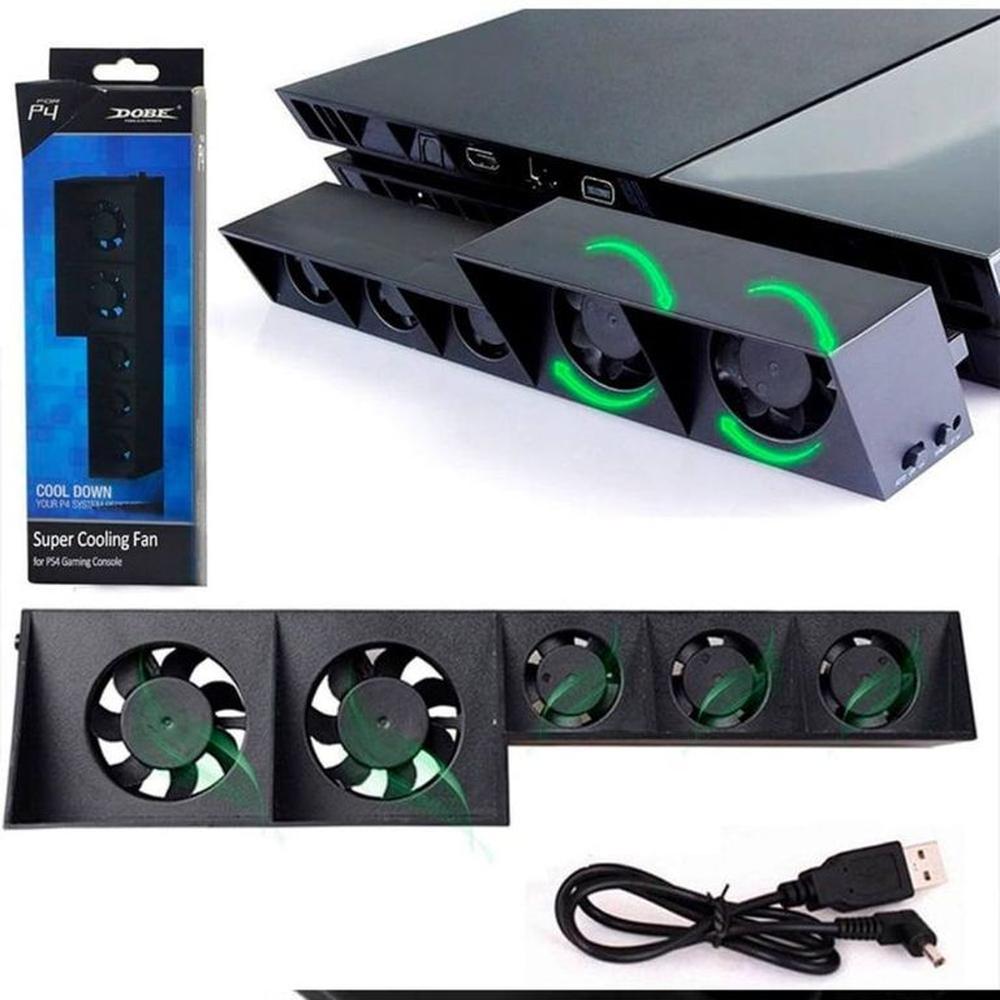 Cooler para PlayStation 4 Fat Enfriador 5 Ventiladores