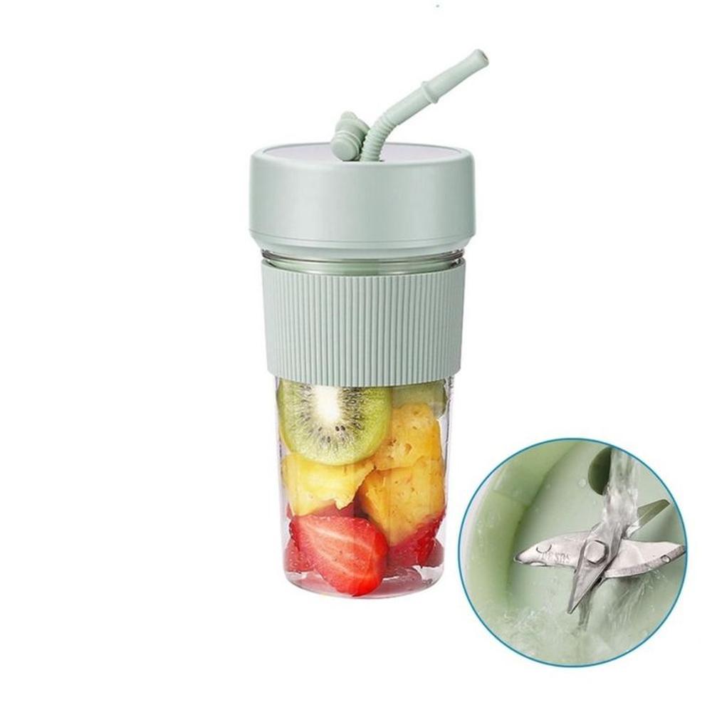 Vaso con Sorbete Mini Licuadora Batidor Portátil Recargable