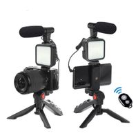 Microfono para Celular Android Camara Luz Tripode Control Bluetooth