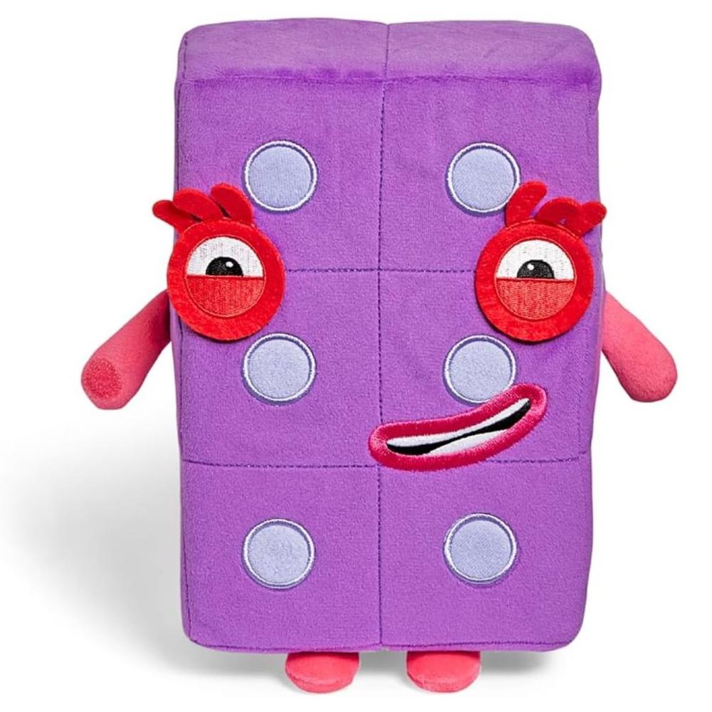 Peluche Numberblock Numero 6 Numberblocks