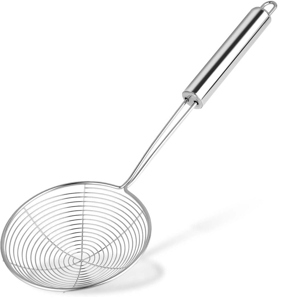 Espumadera Escurridor de aceite para Freir de acero inoxidable
