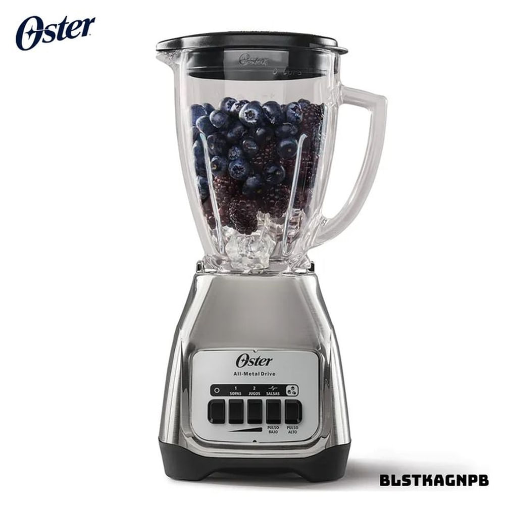 LICUADORA OSTER 2 VELOCIDADES PULSO ALTO Y BAJO 800W NIQUELADA - BLSTKAGNPB