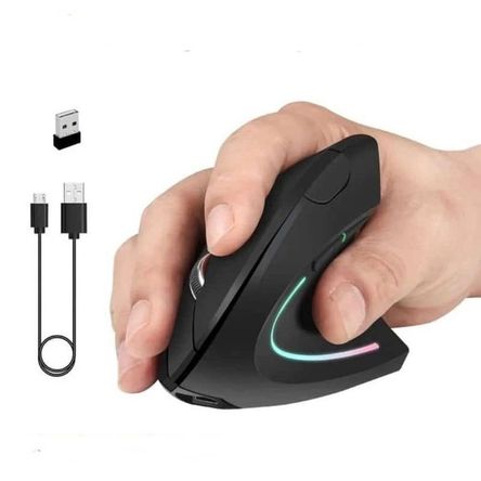 Mouse Vertical Inalámbrico Ergonómico Recargable