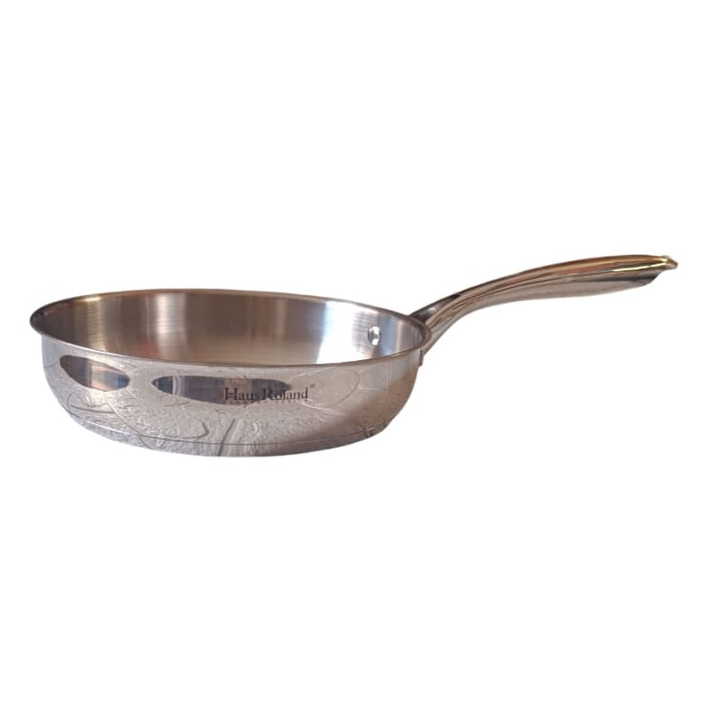 Sartén de 24 cm HAUS ROLAND Acero Inoxidable HR-104-1 Sartén de 24 cm HAUS ROLAND Acero Inoxidable HR-104-1