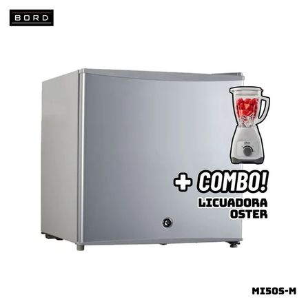 FRIGOBAR BORD 50 L SILVER - MI50S-M + LICUADORA OSTER BLANCA Silver FRIGOBAR BORD 50 L SILVER - MI50S-M + LICUADORA OSTER BLANCA Silver