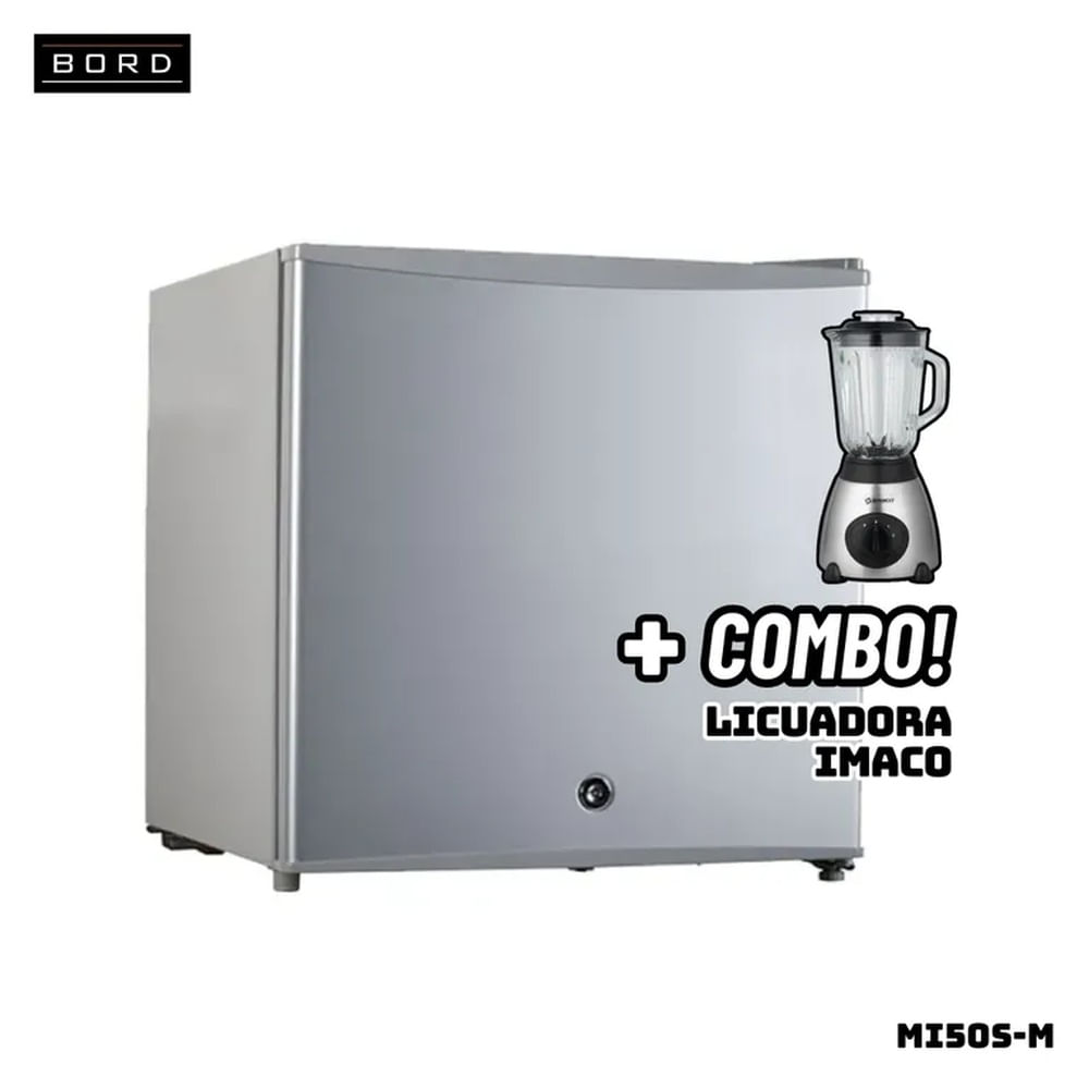 FRIGOBAR BORD 50 L SILVER - MI50S-M + LICUADORA IMACO