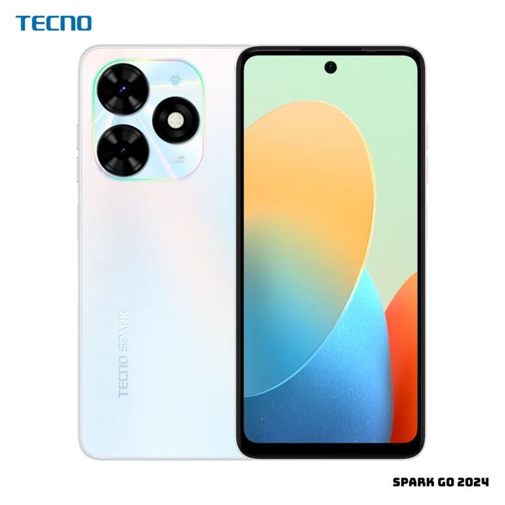 CELULAR TECNO SPARK GO 2024 3GB RAM 64GB ROM - MISTERY WHITE