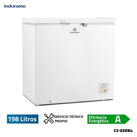 CONGELADOR INDURAMA 198 L BLANCO CROMA - CI-220BL Blanco Croma CONGELADOR INDURAMA 198 L BLANCO CROMA - CI-220BL Blanco Croma