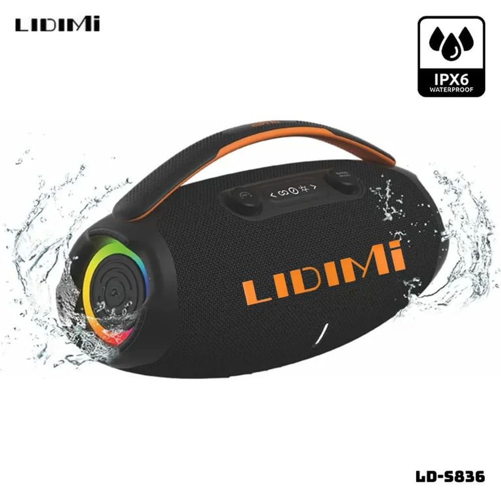 PARLANTE LIDIMI BLUETOOTH 30W NEGRO - LD-S836