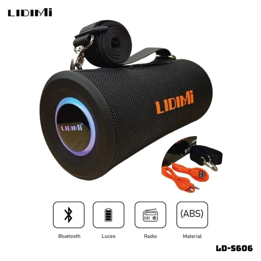 PARLANTE LIDIMI BLUETOOTH 30W NEGRO - LD-S606