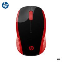 MOUSE INALAMBRICO HP 200 2HU82AA 1000 DPI - ROJO