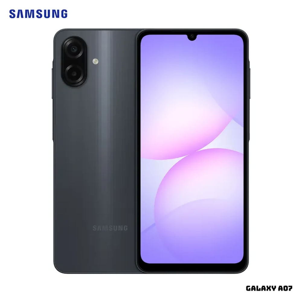 CELULAR SAMSUNG GALAXY A07 4GB RAM 64GB ROM - NEGRO