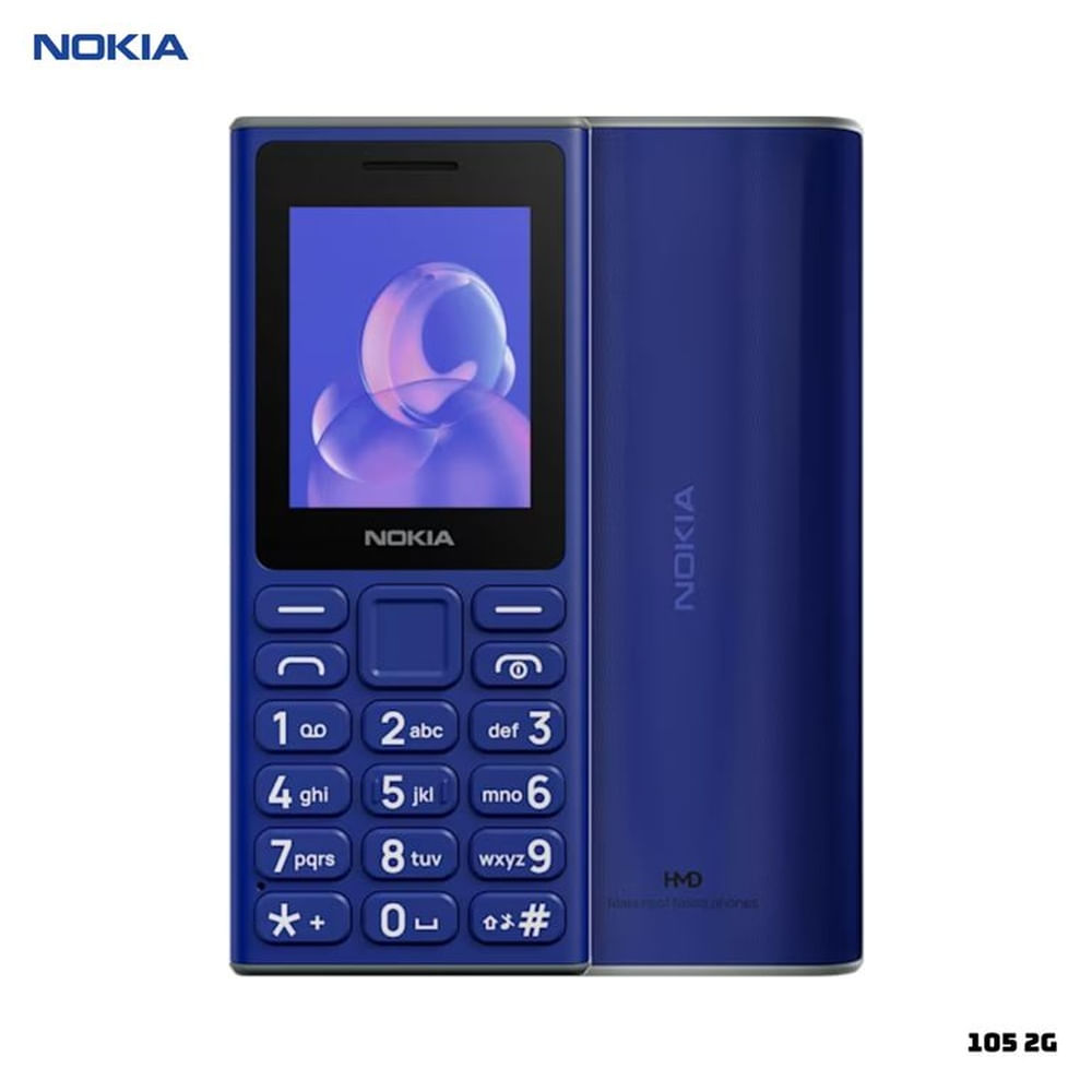 CELULAR BASICO NOKIA 105 2G DUAL SIM - AZUL Azul CELULAR BASICO NOKIA 105 2G DUAL SIM - AZUL Azul