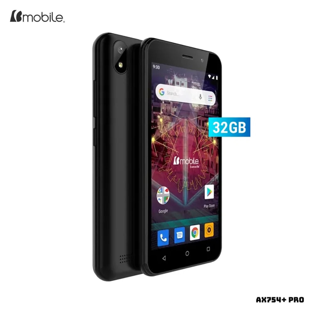 CELULAR BMOBILE AX754+ PRO 1GB RAM 32GB ROM - NEGRO Negro CELULAR BMOBILE AX754+ PRO 1GB RAM 32GB ROM - NEGRO Negro