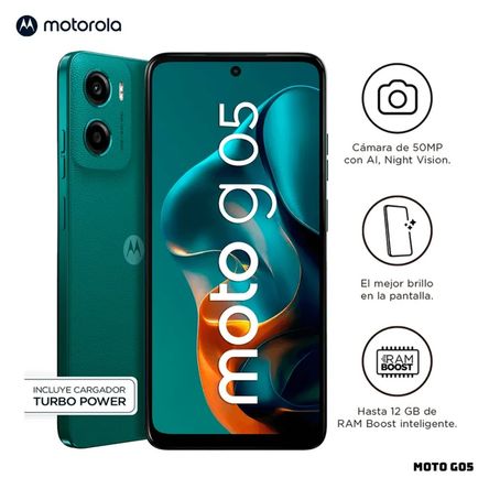 CELULAR MOTOROLA MOTO G05 4GB RAM 128GB ROM - VERDE PROFUNDO Verde Profundo