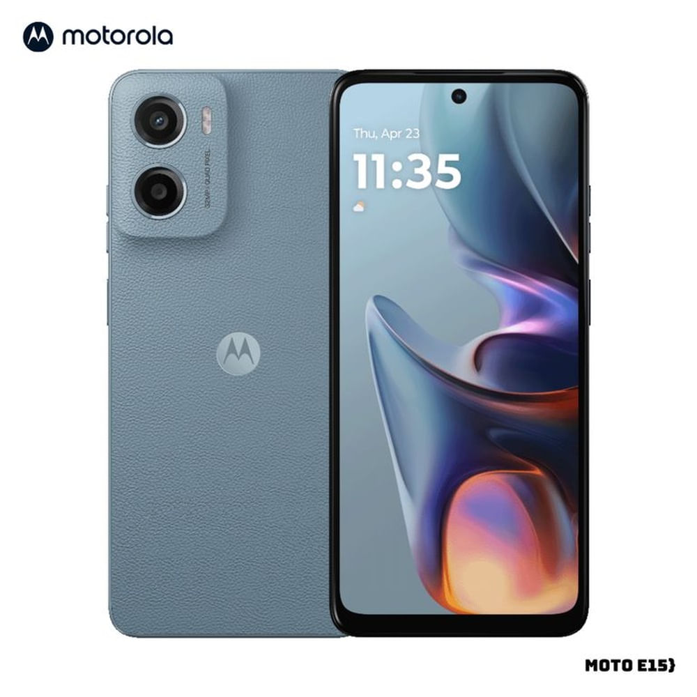 CELULAR MOTOROLA MOTO E15 2GB RAM 64GB ROM - AZUL