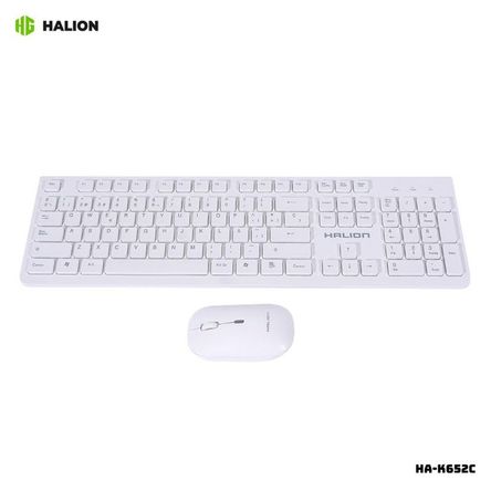 KIT HALION TECLADO Y MOUSE INALAMBRICO - HA-K652C KIT HALION TECLADO Y MOUSE INALAMBRICO - HA-K652C