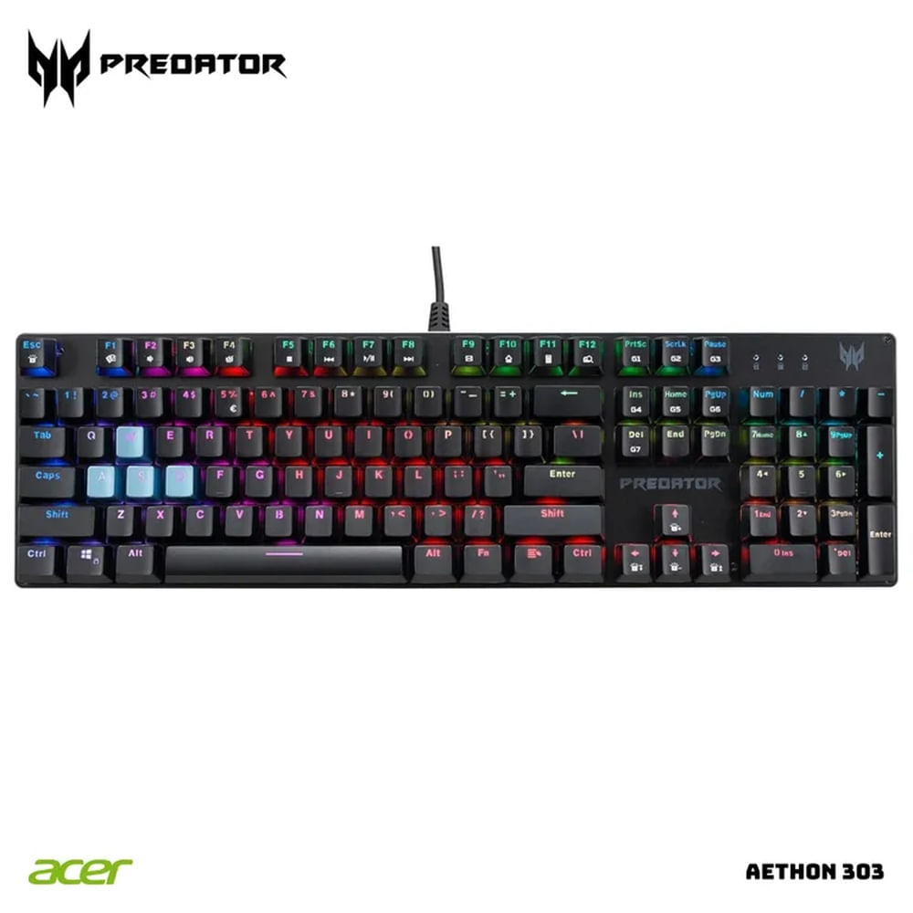 TECLADO GAMER ACER PREDATOR ANTI-GHOSTING - AETHON 303