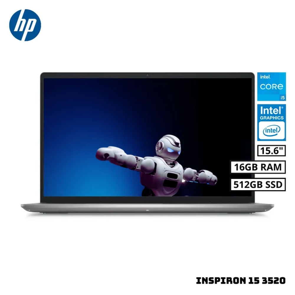 LAPTOP DELL INSPIRION 15 3530 G6P3X 15.6 FHD INTEL CORE i5-1334U 16GB RAM 512GB SSD