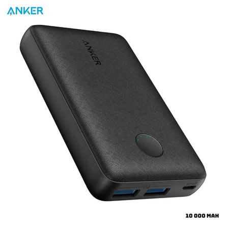 CARGADOR PORTATIL ANKER 10000 MAH 12W CARGA RAPIDA - NEGRO CARGADOR PORTATIL ANKER 10000 MAH 12W CARGA RAPIDA - NEGRO
